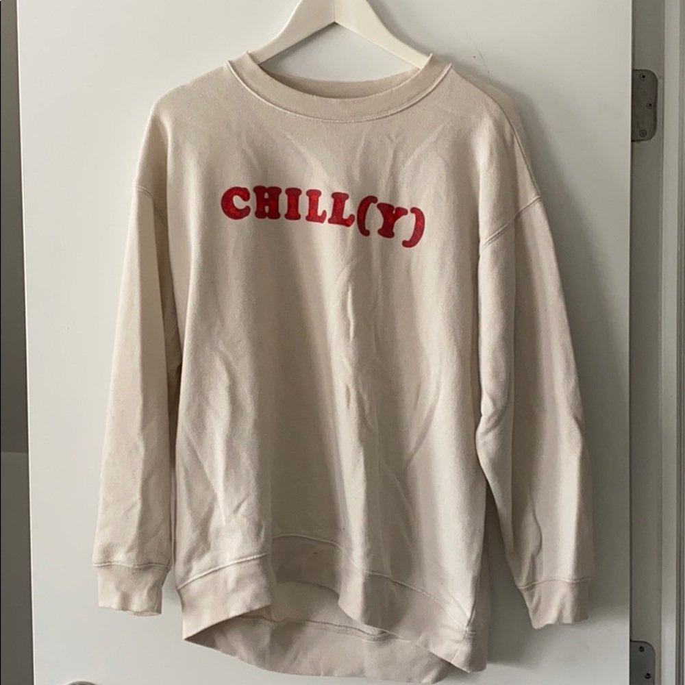 creamy sweater